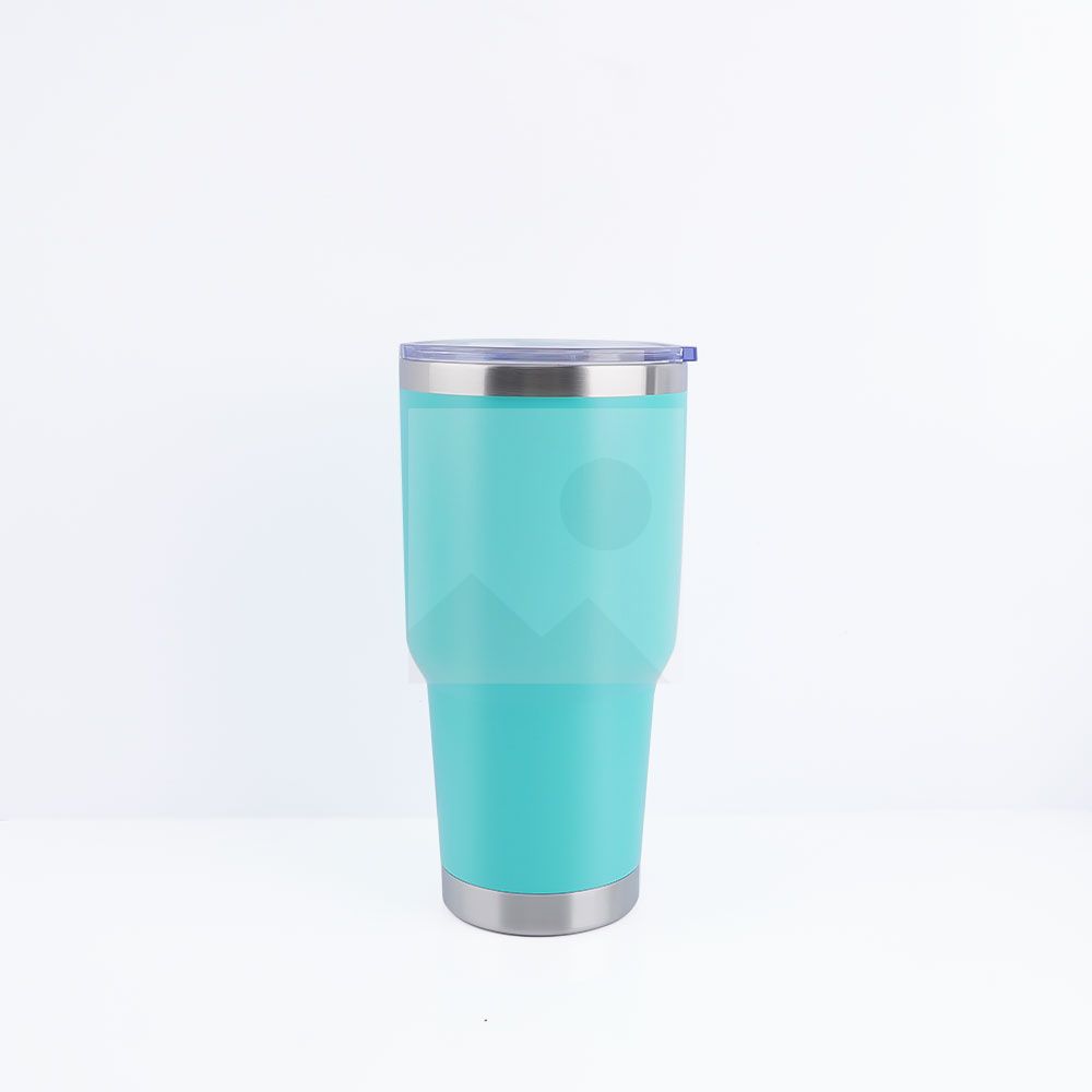 30 oz car tumbler Wholesale powder-coated travel coffee mug Ordinary Tumbler Stainless steel double-wall vacuum mug  with lid