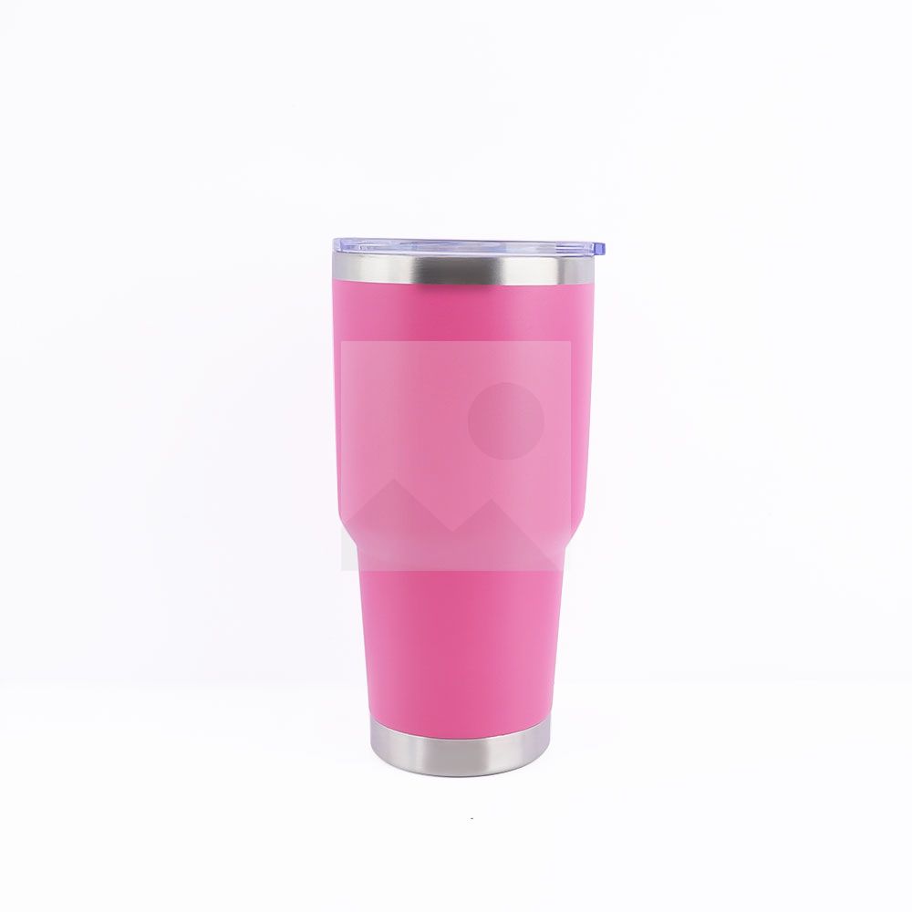30 oz car tumbler Wholesale powder-coated travel coffee mug Ordinary Tumbler Stainless steel double-wall vacuum mug  with lid