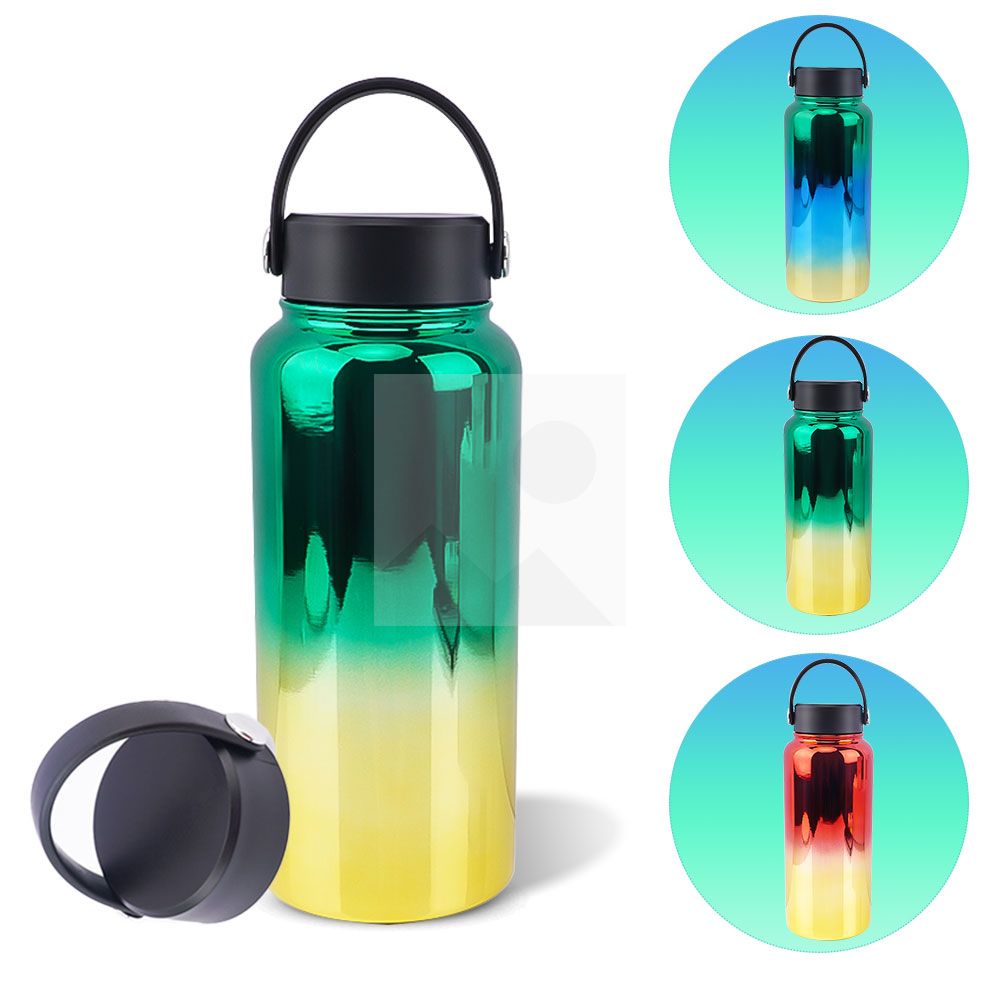 32oz electroplate Double Wall Sport Water Bottle Hot Cold tumbler