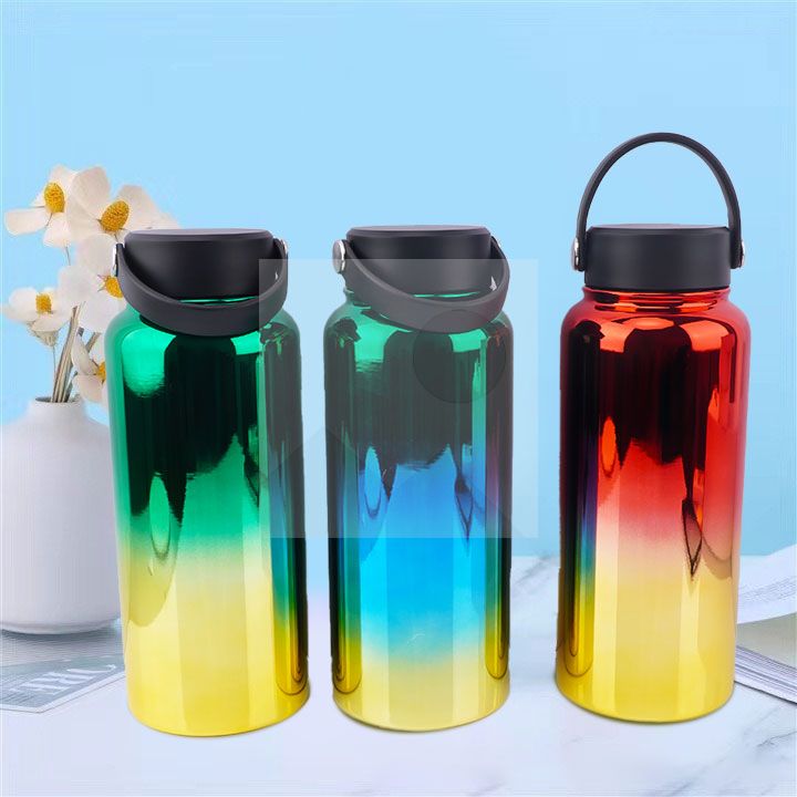 32oz electroplate Double Wall Sport Water Bottle Hot Cold tumbler