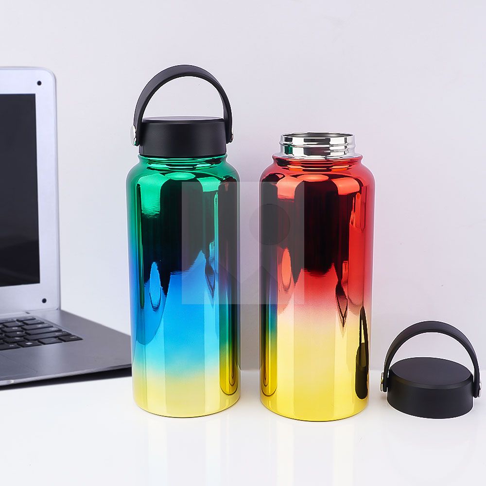 32oz electroplate Double Wall Sport Water Bottle Hot Cold tumbler