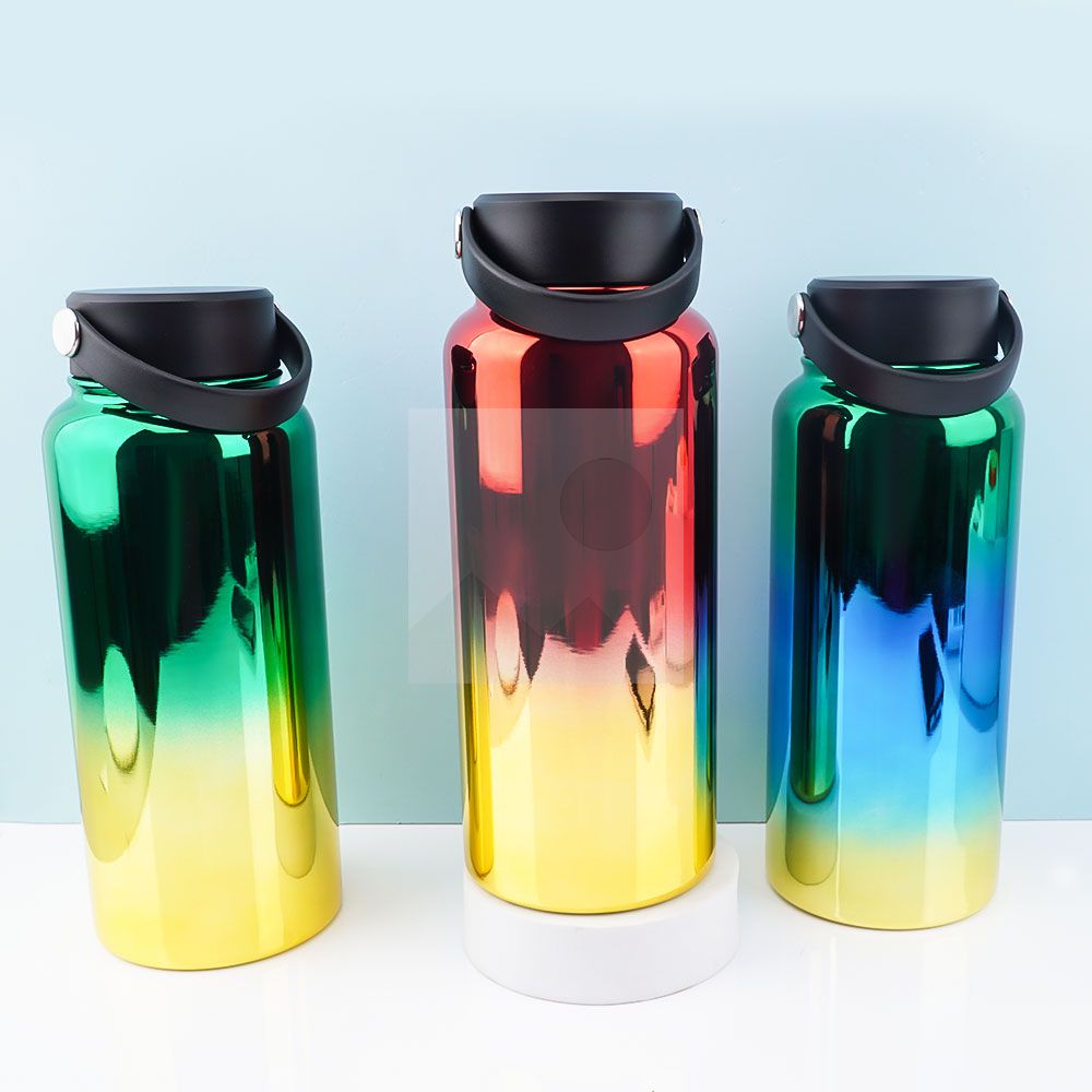 32oz electroplate Double Wall Sport Water Bottle Hot Cold tumbler
