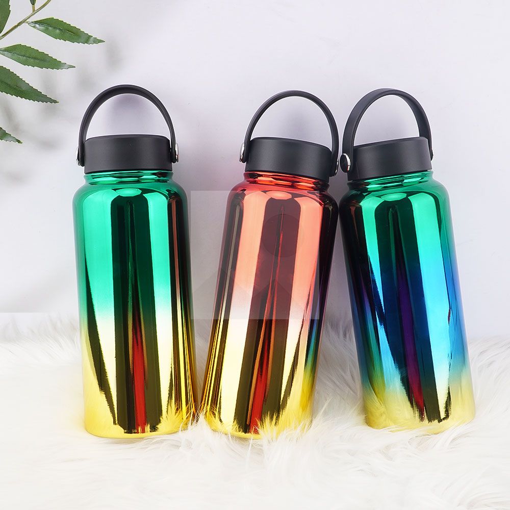 32oz electroplate Double Wall Sport Water Bottle Hot Cold tumbler