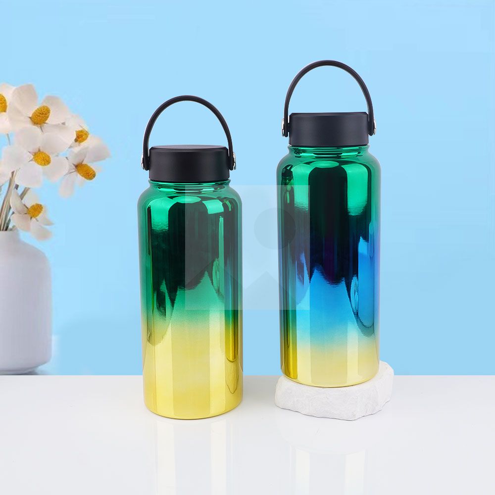 32oz electroplate Double Wall Sport Water Bottle Hot Cold tumbler