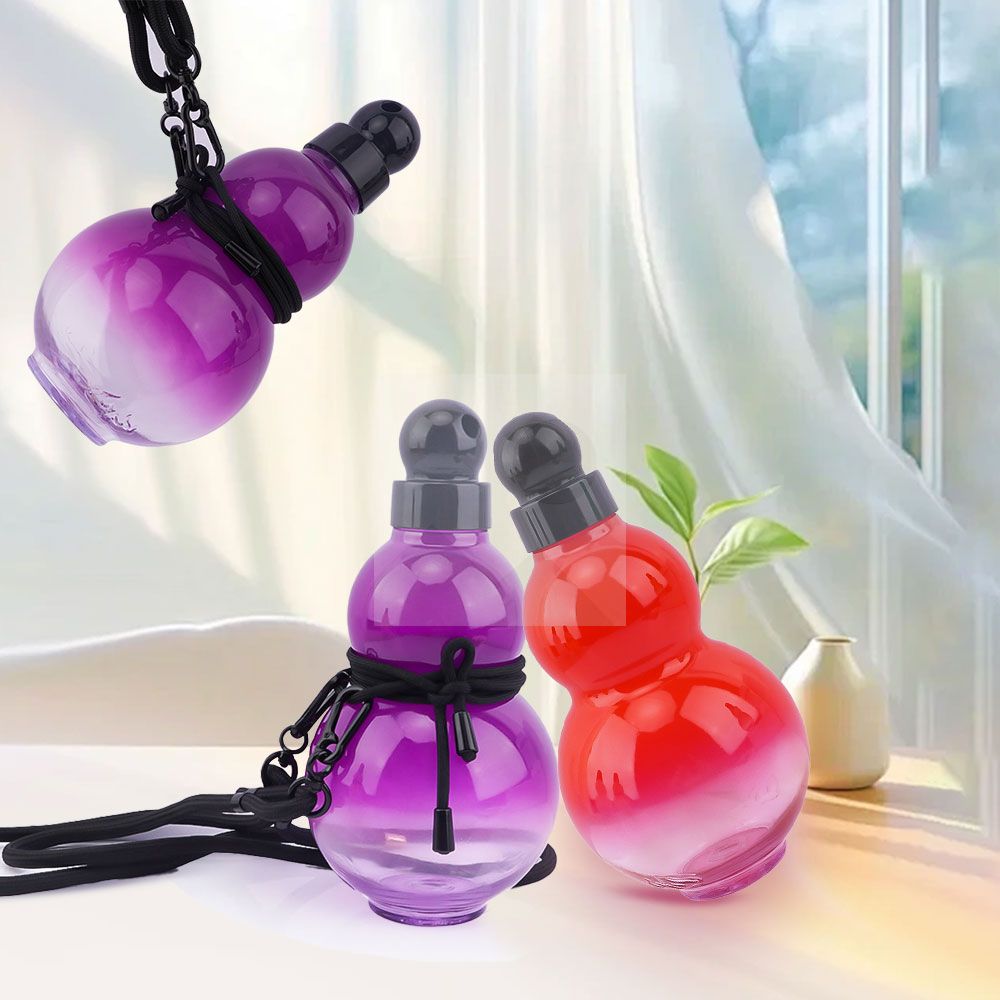 900ml gourd bottle Gourd shape water bottle color with portable rope reusable gourd tumbler ball cap leak-proof sports cup