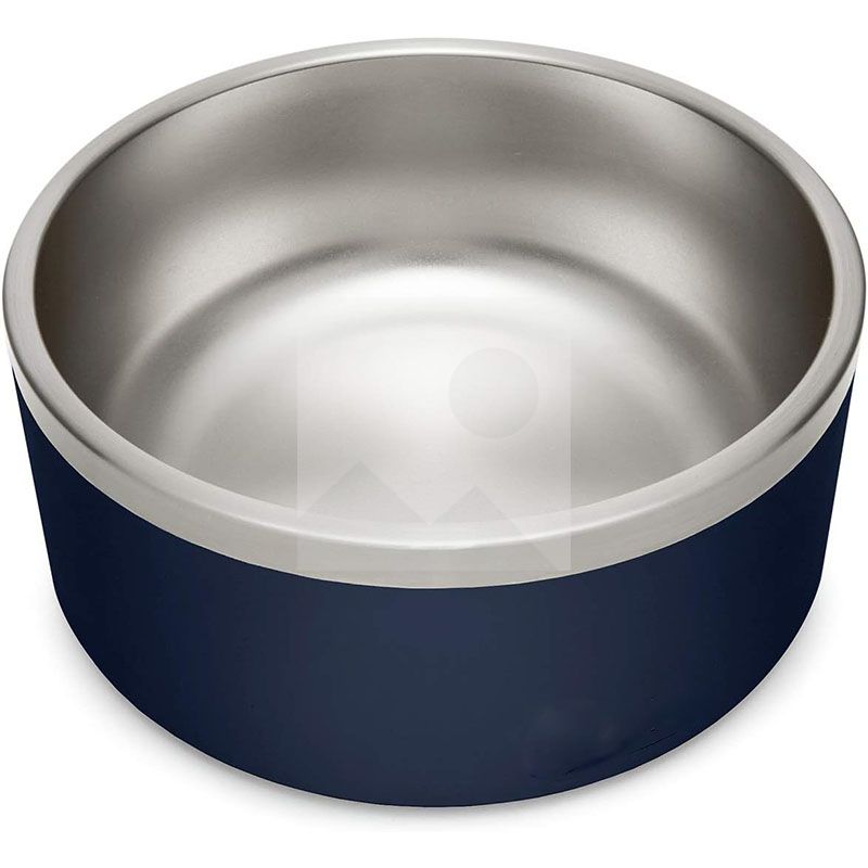 Dog Bowl - 64oz Insulated Dog Food Water Bowl Non Slip, Double Wall Stainless Steel Dog Bowls Large for Medium Large Breeds, Indoor Outdoor Metal Dog Bowl, Durable Pet Dish for Puppy Dogs Cats