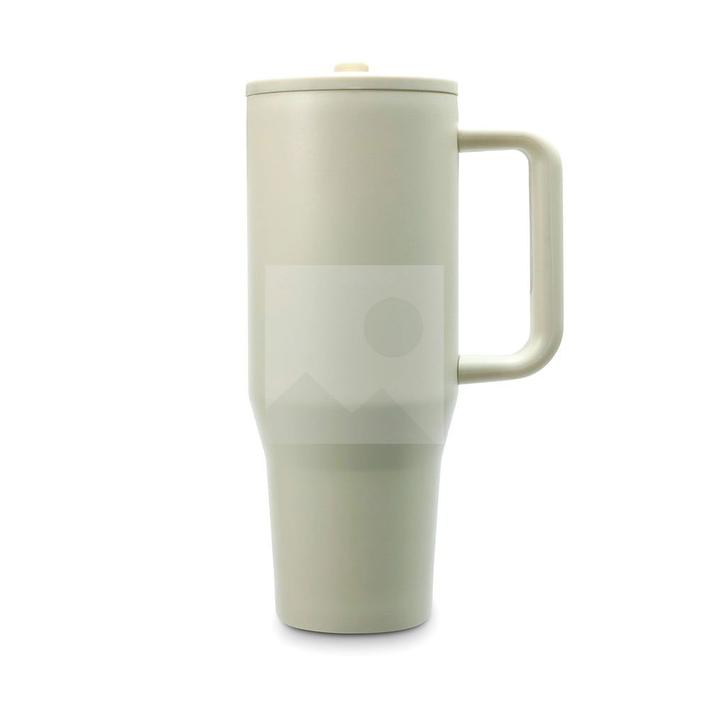 40 oz stainless steel thermos cup Keep a cold vacuum Metal stainless steel travel cup Water bottle folding straw with handle color