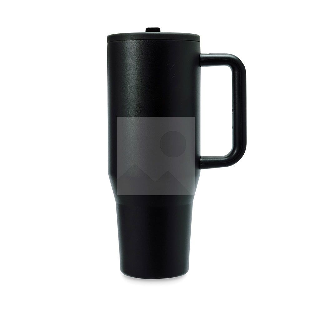 40 oz stainless steel thermos cup Keep a cold vacuum Metal stainless steel travel cup Water bottle folding straw with handle color