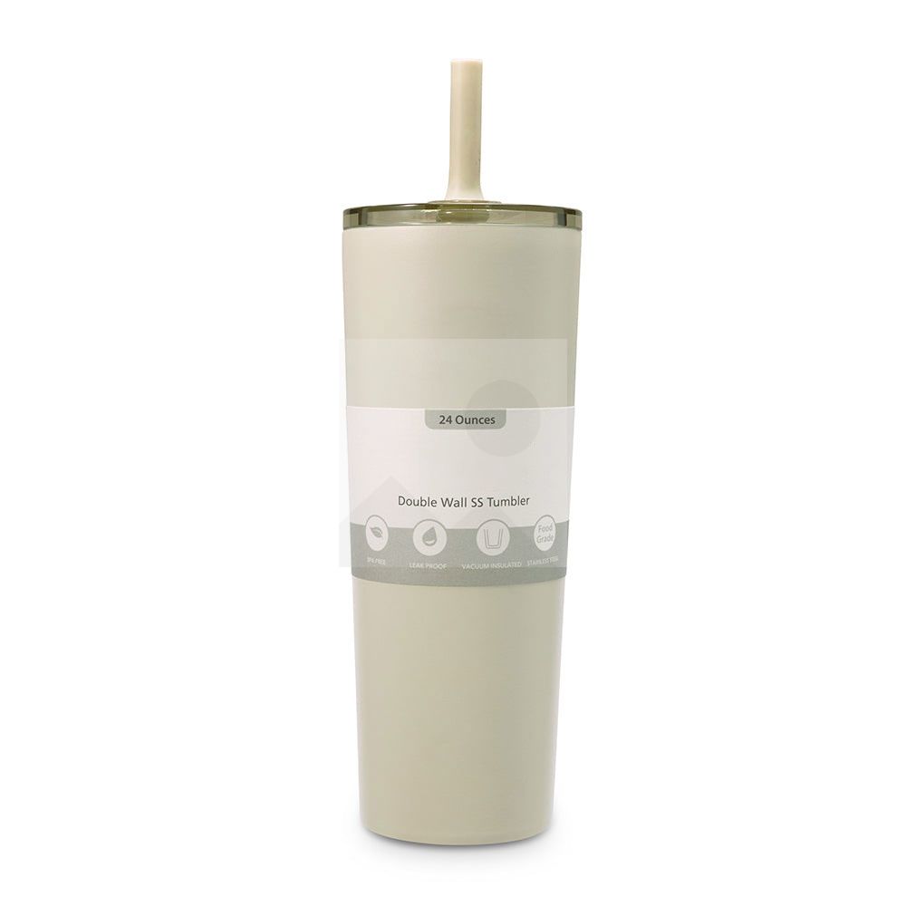 Insulated Tumbler with Lid and Straw  Iced Coffee Cup Reusable Stainless Steel Water Bottle Travel Mug  Gifts for Women Men Her Him Classic Collection 24oz