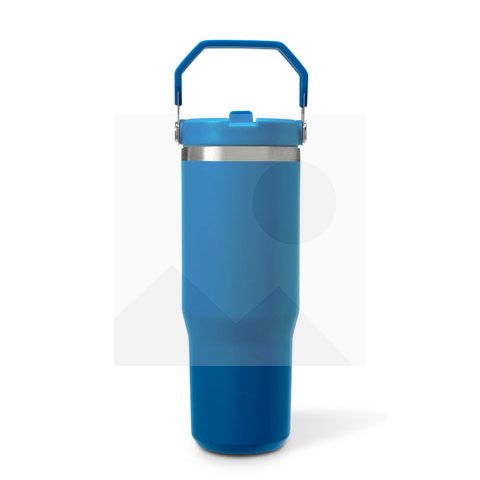 Tumbler30oz stainless steel thermos cup Vacuum Metal cup Stainless steel travel cup Water Bottle Folding straw with mixing handle