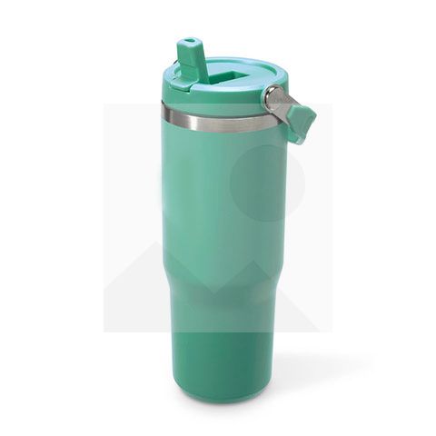 Tumbler30oz stainless steel thermos cup Vacuum Metal cup Stainless steel travel cup Water Bottle Folding straw with mixing handle