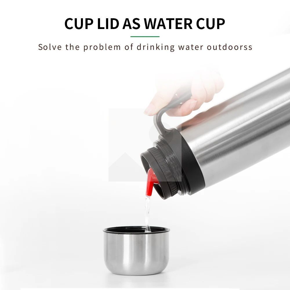 1000ml yerba Companion Cup thermos flask Stainless steel vacuum insulated thermos flask with folding suction nozzle