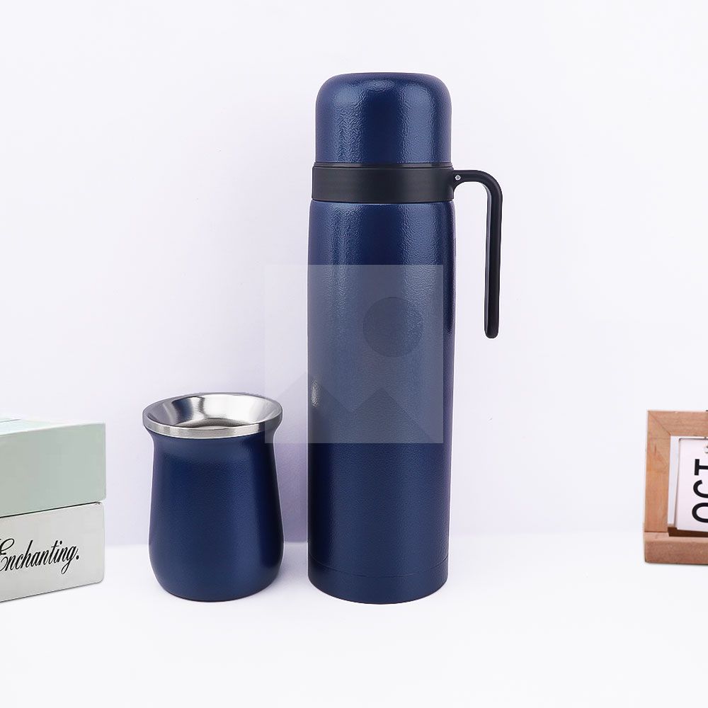 Custom color 1L 8oz yerba Companion Cup set Thermos bottle 304 stainless steel vacuum insulated thermos bottle set