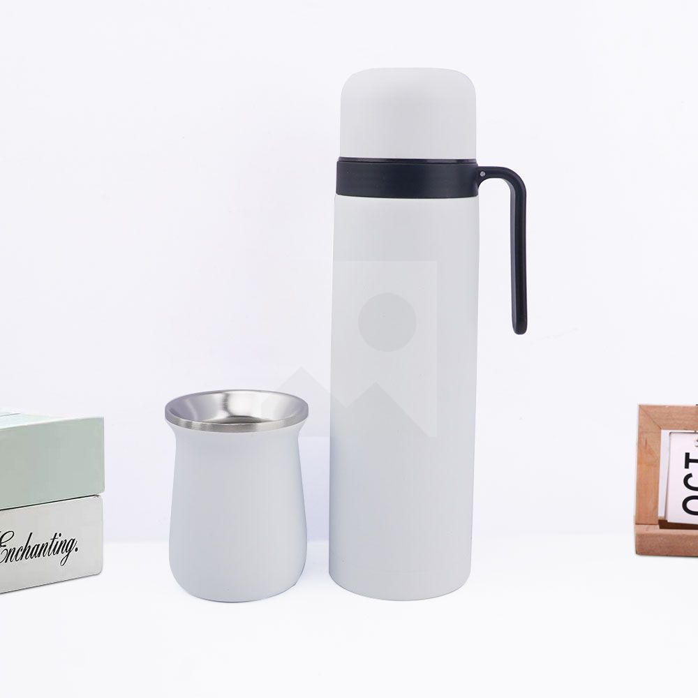 Custom color 1L 8oz yerba Companion Cup set Thermos bottle 304 stainless steel vacuum insulated thermos bottle set