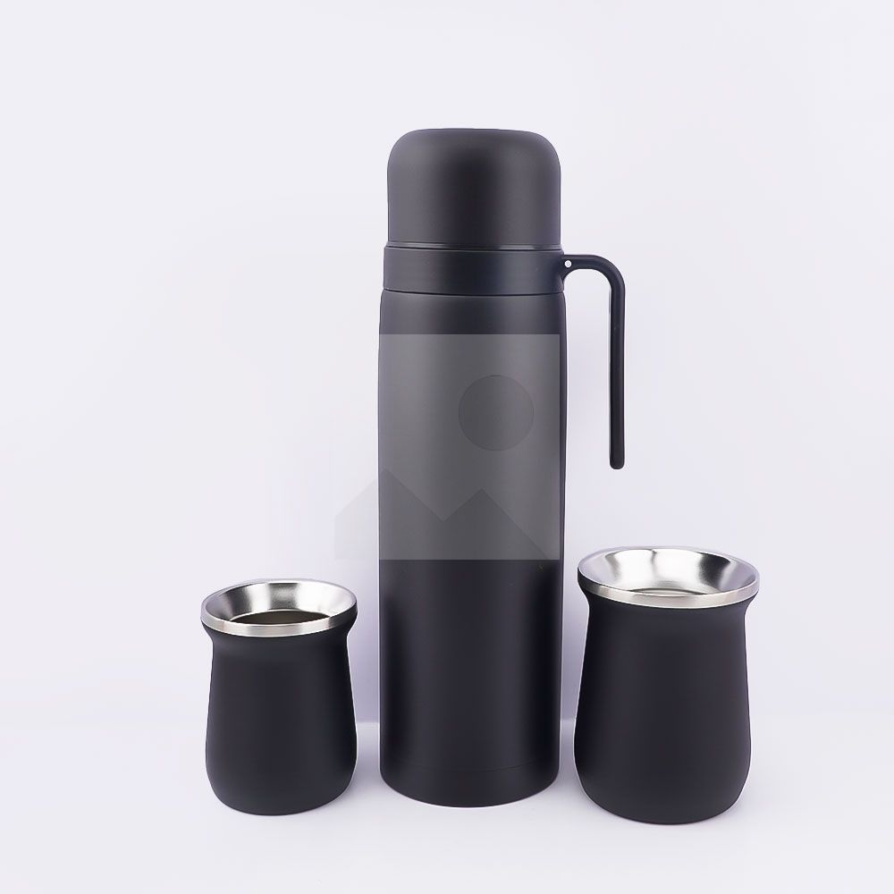 1L 8OZ 6OZ yerba Companion Cup Set Thermos flask Stainless steel vacuum insulated thermos flask with stainless steel straw