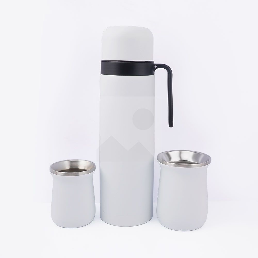1L 8OZ 6OZ yerba Companion Cup Set Thermos flask Stainless steel vacuum insulated thermos flask with stainless steel straw