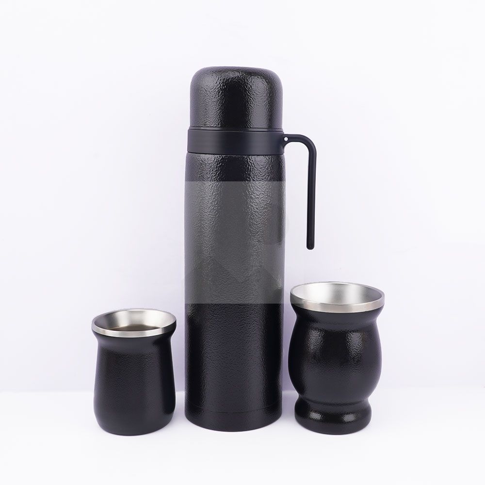 1L 8OZ 6OZ yerba Companion Cup Set Thermos flask Stainless steel vacuum insulated thermos flask with stainless steel straw