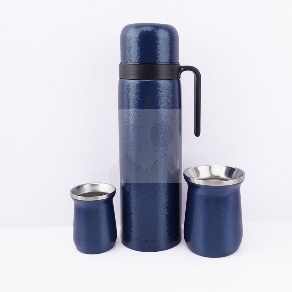 1L 8OZ 6OZ yerba Companion Cup Set Thermos flask Stainless steel vacuum insulated thermos flask with stainless steel straw