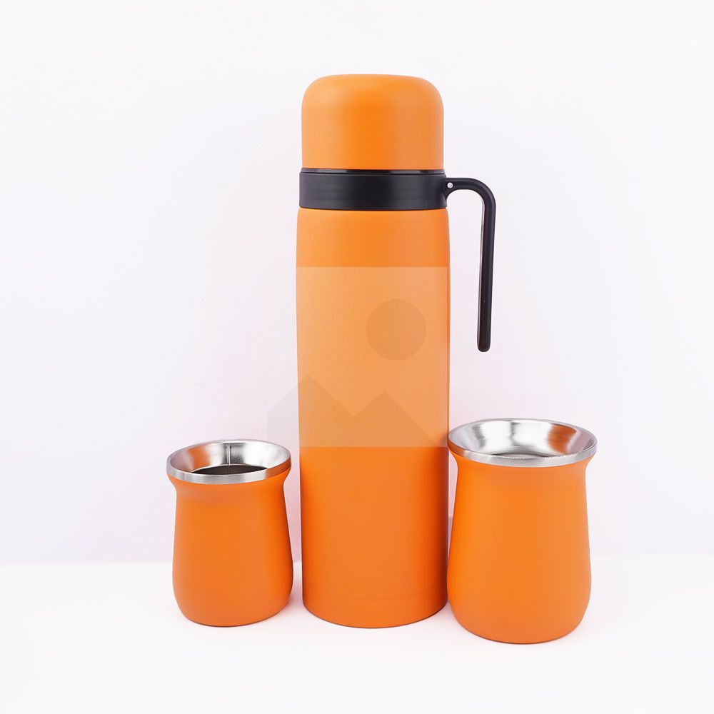 1L 8OZ 6OZ yerba Companion Cup Set Thermos flask Stainless steel vacuum insulated thermos flask with stainless steel straw