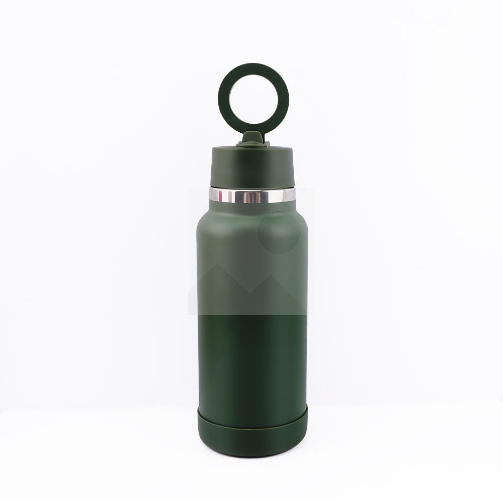 Colourful 32oz Double stainless steel vacuum insulated  Wide-mouthed  cup travel tumbler Sports water bottle with New lid