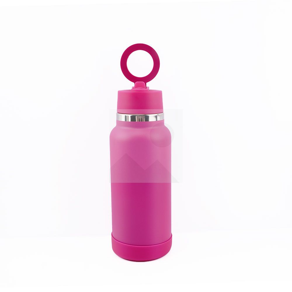 Colourful 32oz Double stainless steel vacuum insulated  Wide-mouthed  cup travel tumbler Sports water bottle with New lid