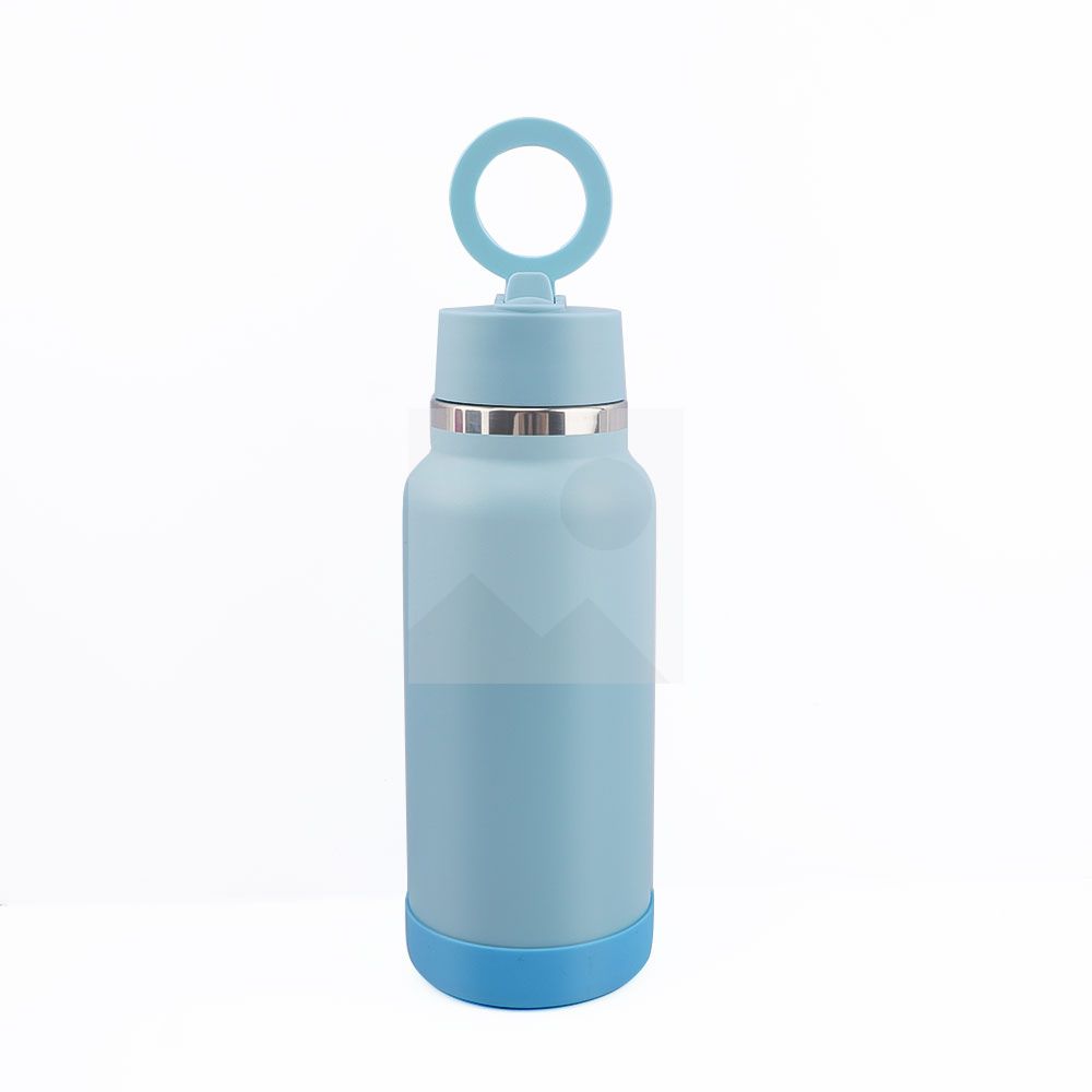 Colourful 32oz Double stainless steel vacuum insulated  Wide-mouthed  cup travel tumbler Sports water bottle with New lid