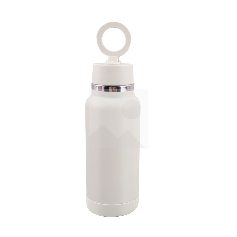 Colourful 32oz Double stainless steel vacuum insulated  Wide-mouthed  cup travel tumbler Sports water bottle with New lid