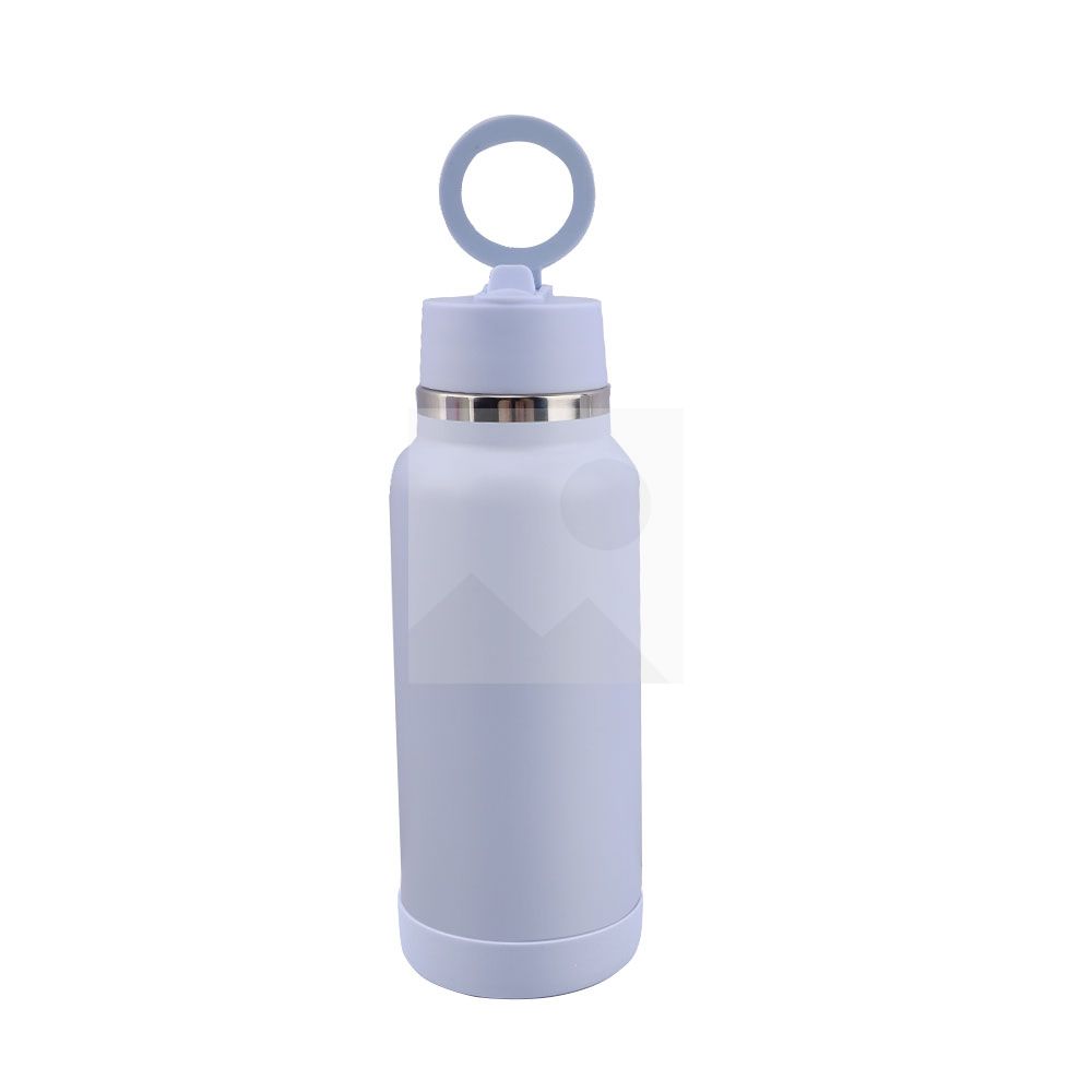 Colourful 32oz Double stainless steel vacuum insulated  Wide-mouthed  cup travel tumbler Sports water bottle with New lid