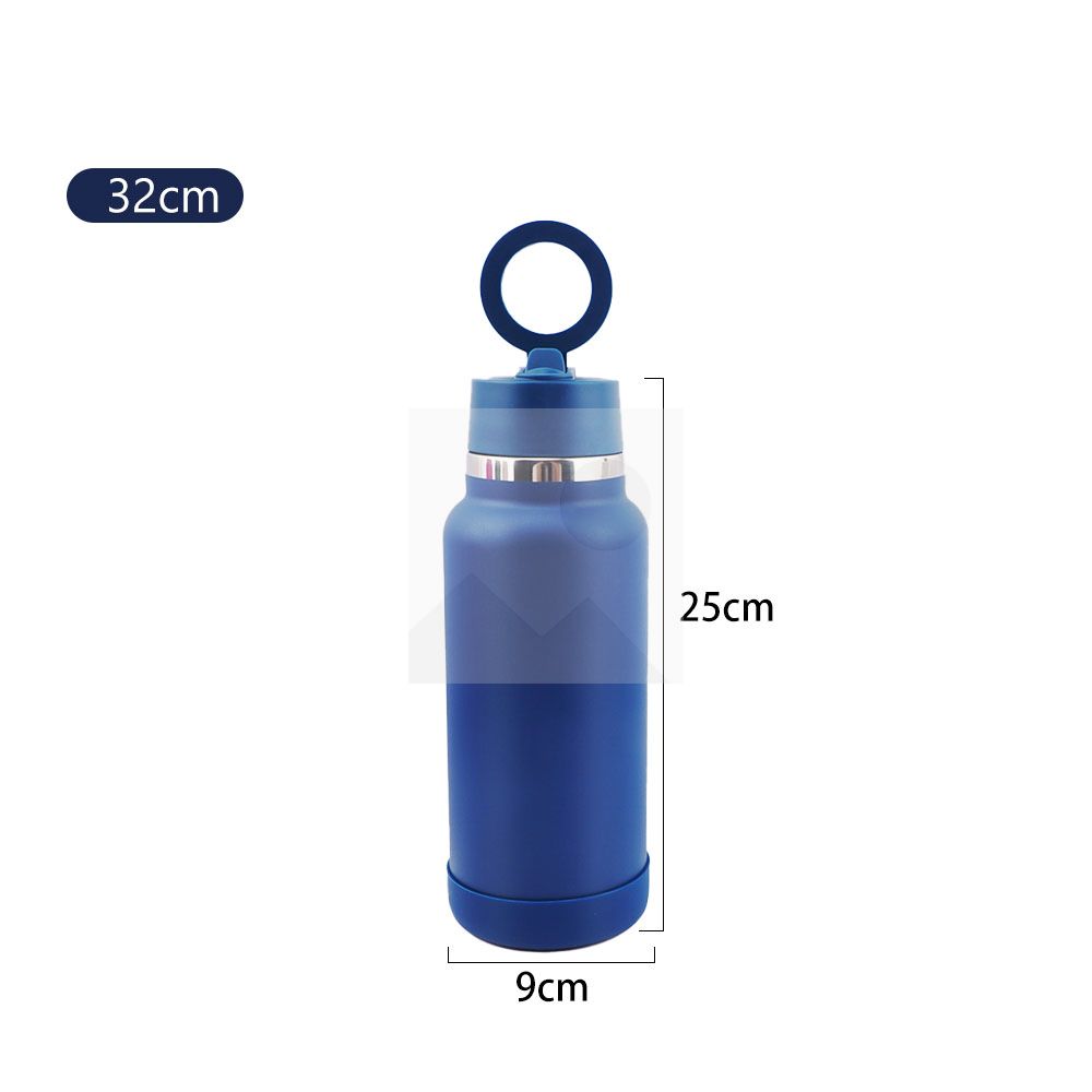 Colourful 32oz Double stainless steel vacuum insulated  Wide-mouthed  cup travel tumbler Sports water bottle with New lid