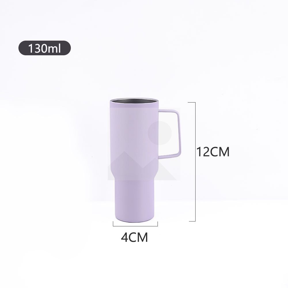 4 oz Tumbler custom patterned Party Food grade Small Capacity Color Car cup Stainless steel handle 4 oz coffee cup