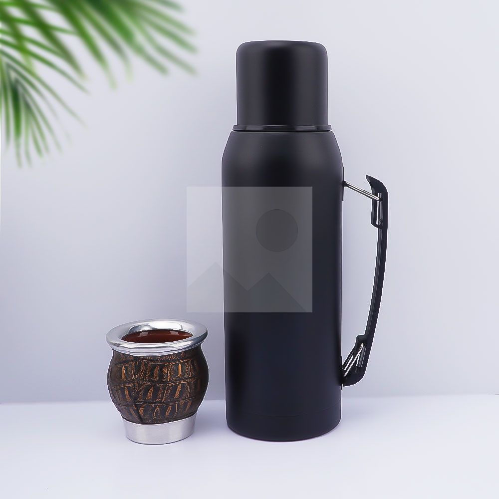 750ml 500ml 304 stainless steel Argentine Paraguay teacup with straw tea ladle cup a Bombilla Mate combination set