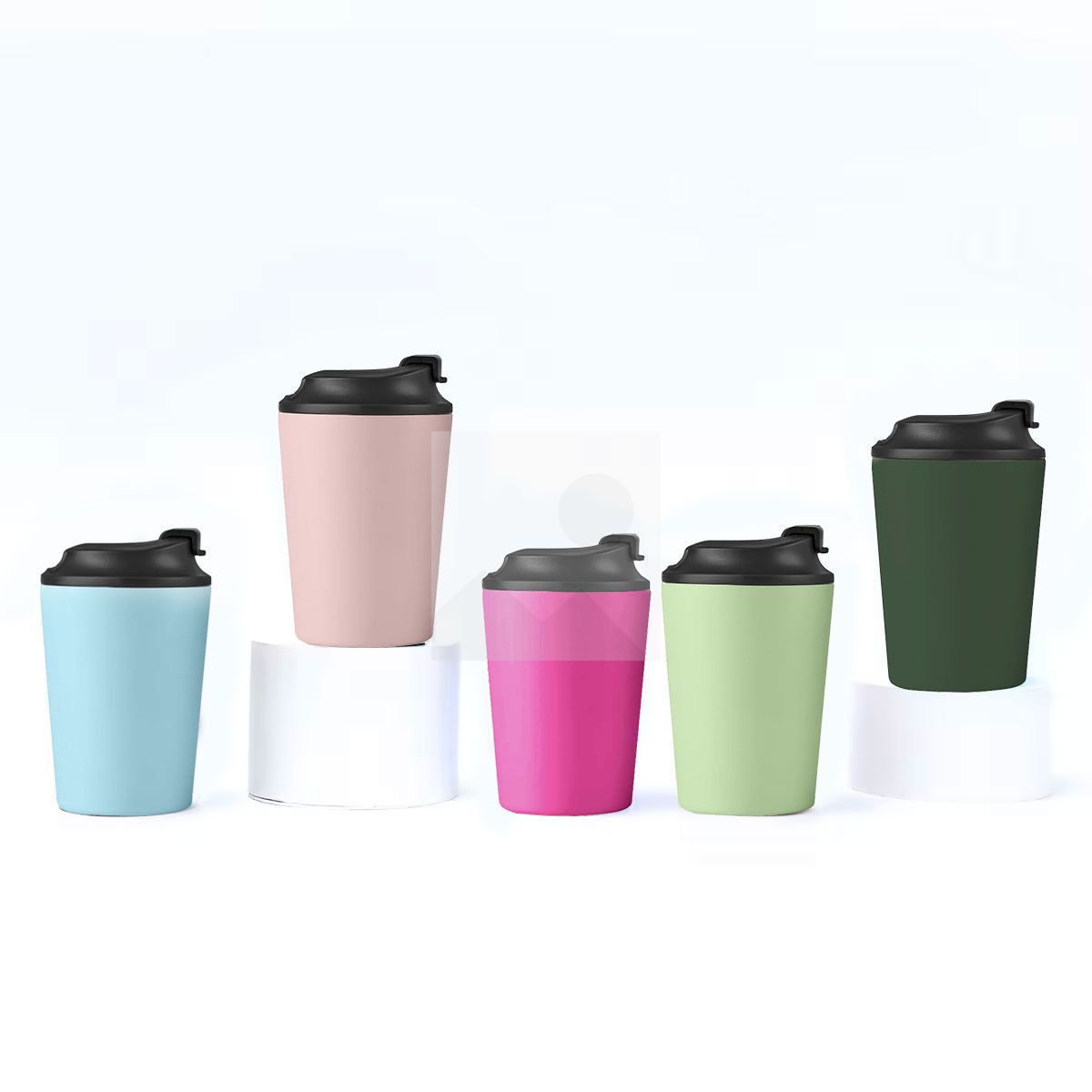 8 oz Stainless Steel Vacuum Insulated Tumbler - Coffee Travel Mug Spill Proof with Lid - Thermos Cup for Keep Hot/Ice Coffee,Tea and Beer