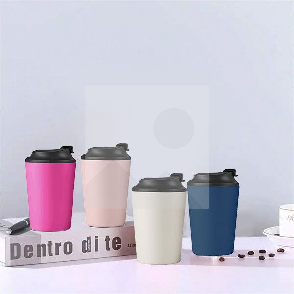 8 oz Stainless Steel Vacuum Insulated Tumbler - Coffee Travel Mug Spill Proof with Lid - Thermos Cup for Keep Hot/Ice Coffee,Tea and Beer