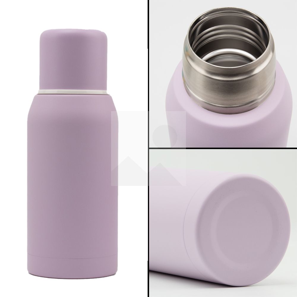 Complete Yerba Mate Set - Modern Mate Gourd, Thermos, Yerba Container, Bombilla and Cleaning Brush Included - All Premium Quality 304 18/8 Stainless Steel