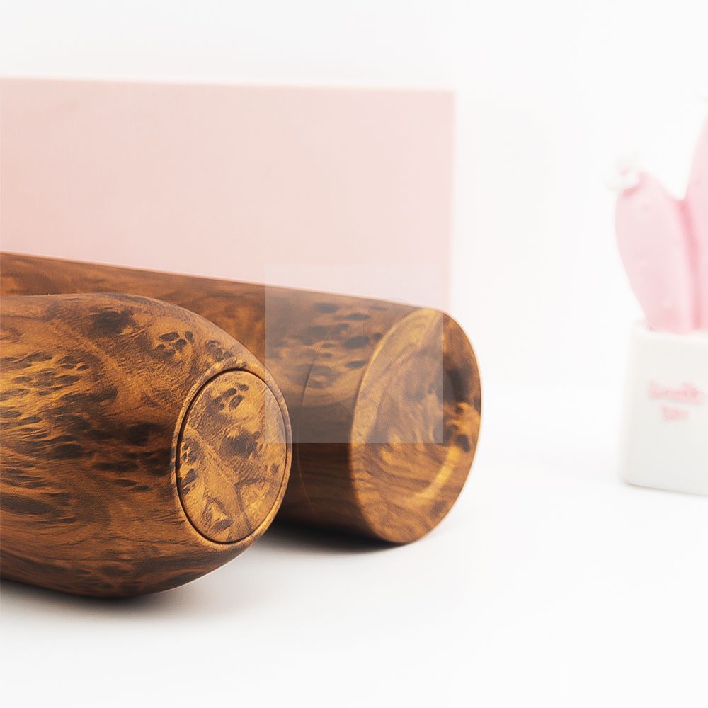Argentina hot selling 1000ml yerba mate bottle 240ml mate cup set combination wood grain series can be customized
