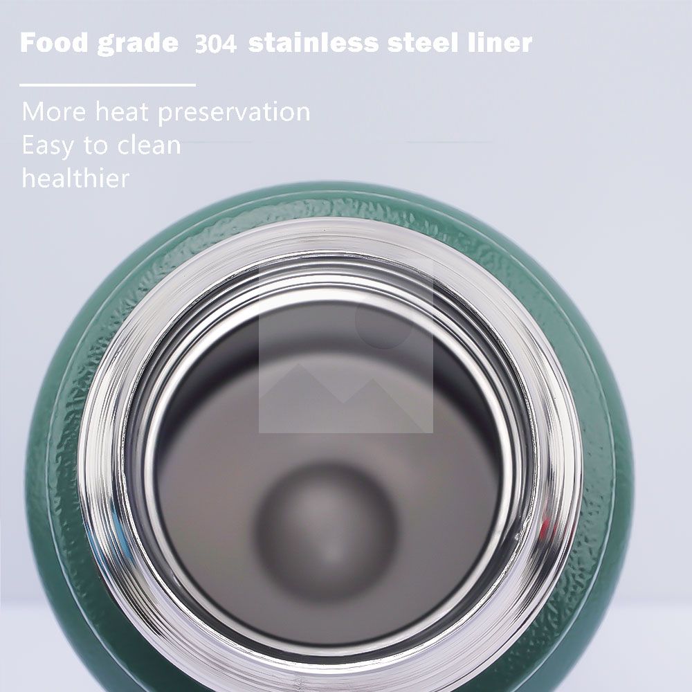 Double wall yerba mate Termo Vacuum stainless Steel insulated 1000ml travel outdoor hot water thermal flask with handle 8oz mate cup