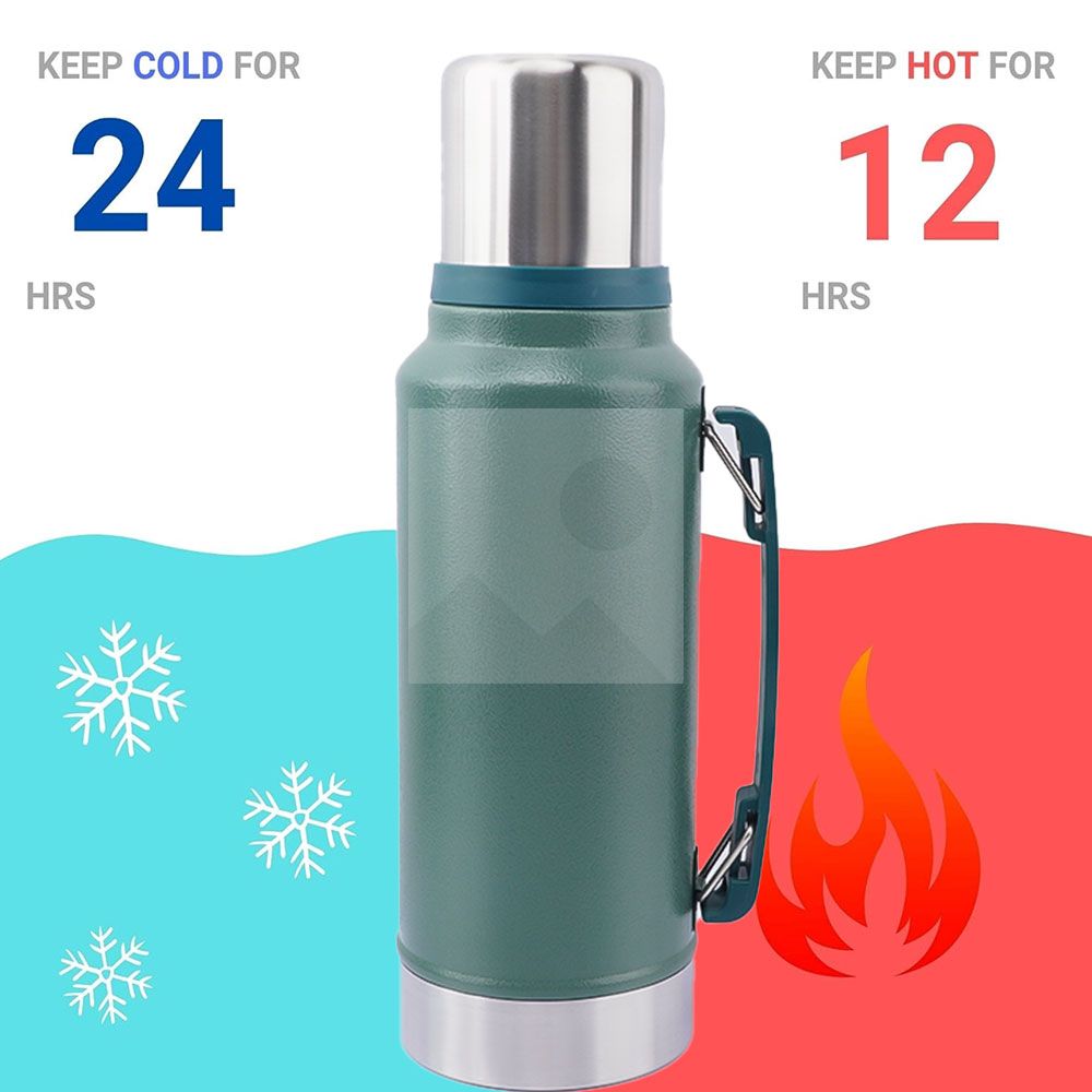 Custom 1.0 liter and 1.3 liter Argentine Companion thermos Each thermos comes with a 260 ml companion cup and stainless steel straw