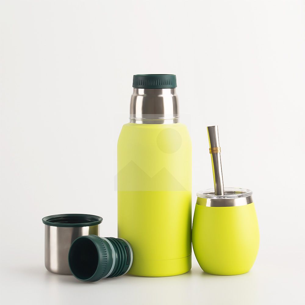 700ml 12oz 8oz powder-coated 2025 new insulated Yerba Companion Tea Bottle Terere Argentinean Grass cup set
