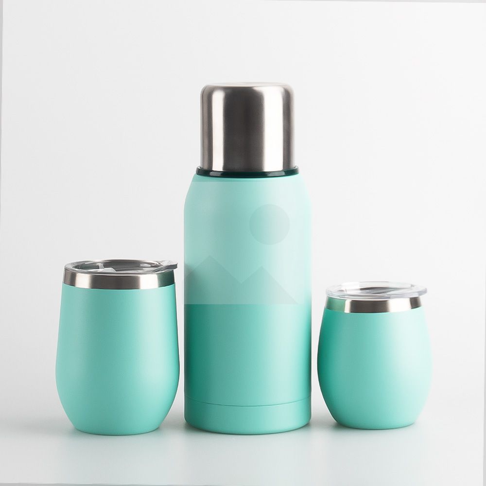 700ml 12oz 8oz powder-coated 2025 new insulated Yerba Companion Tea Bottle Terere Argentinean Grass cup set