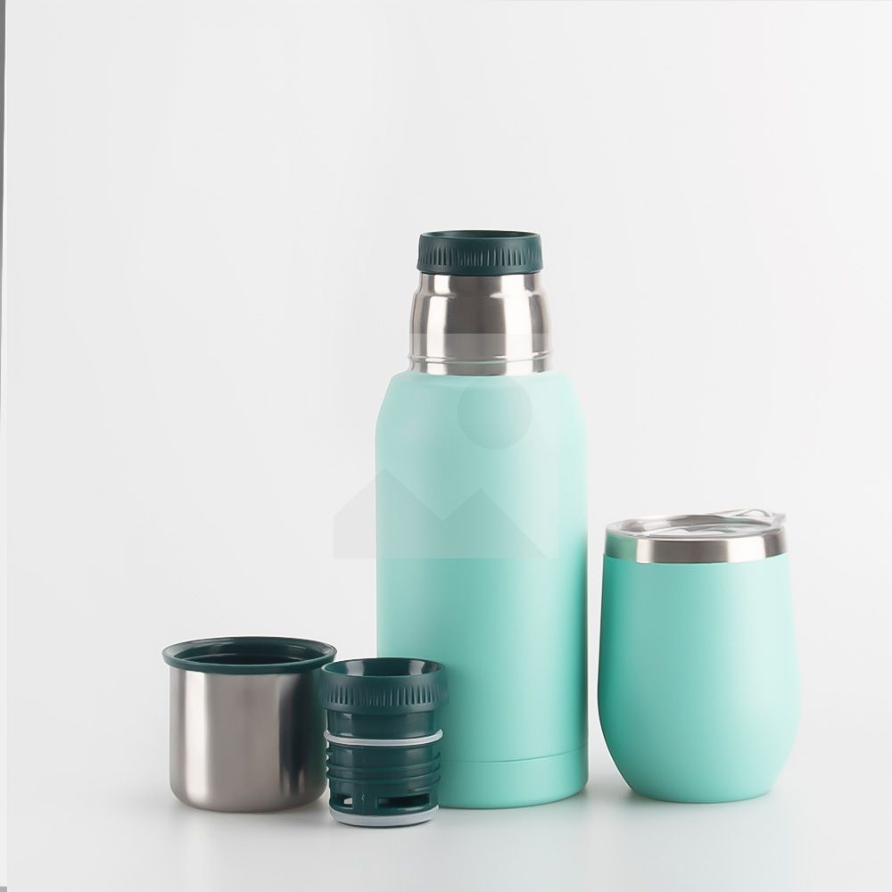 700ml 12oz 8oz powder-coated 2025 new insulated Yerba Companion Tea Bottle Terere Argentinean Grass cup set