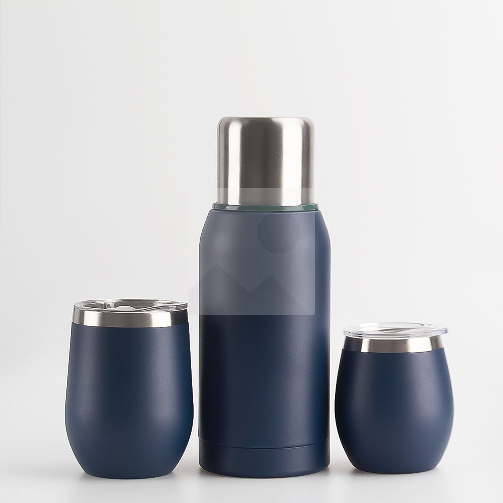 700ml 12oz 8oz powder-coated 2025 new insulated Yerba Companion Tea Bottle Terere Argentinean Grass cup set