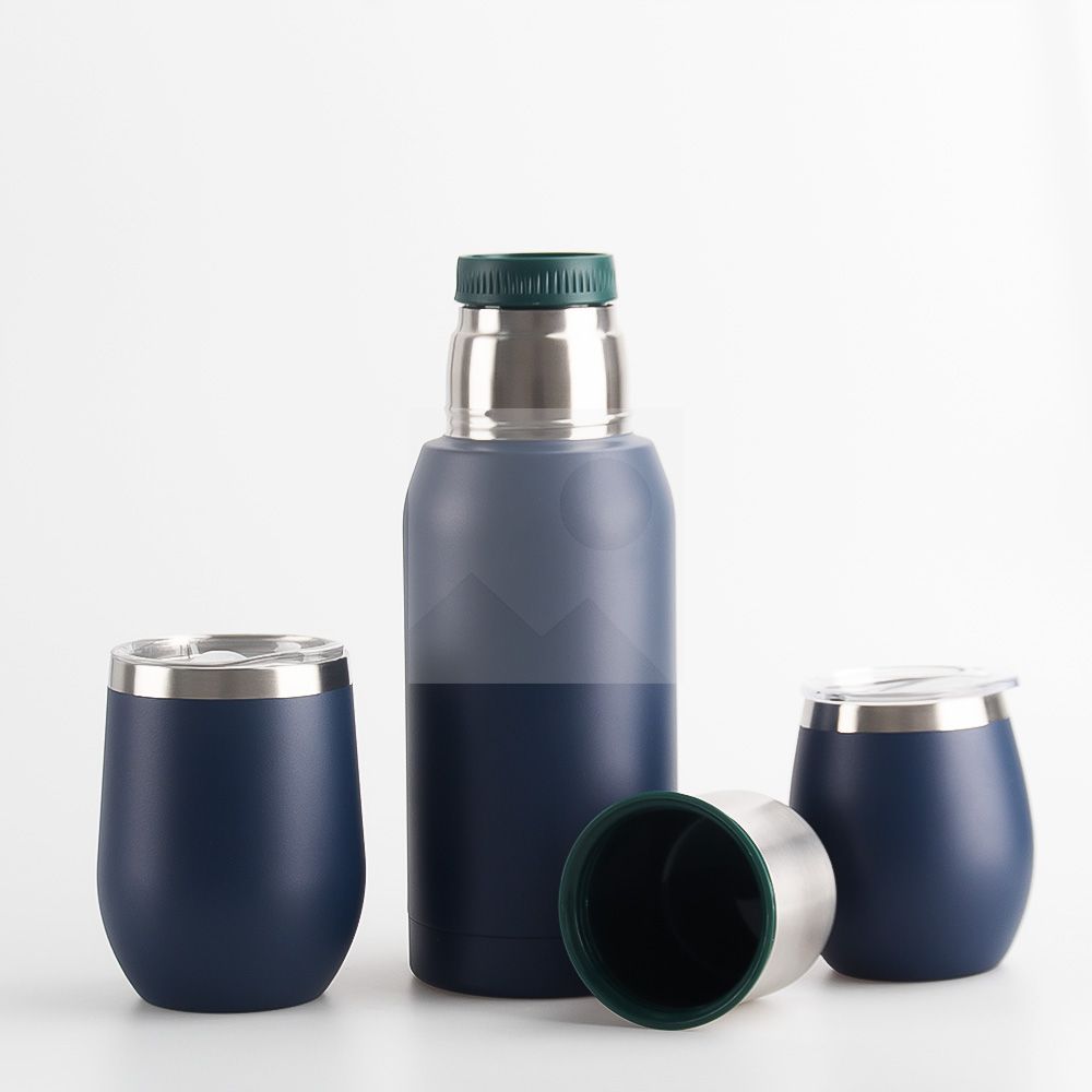 700ml 12oz 8oz powder-coated 2025 new insulated Yerba Companion Tea Bottle Terere Argentinean Grass cup set
