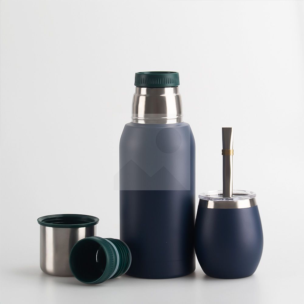 700ml 12oz 8oz powder-coated 2025 new insulated Yerba Companion Tea Bottle Terere Argentinean Grass cup set