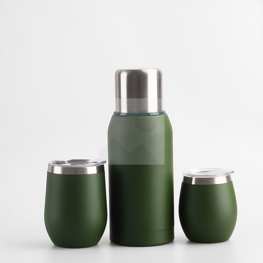 700ml 12oz 8oz powder-coated 2025 new insulated Yerba Companion Tea Bottle Terere Argentinean Grass cup set