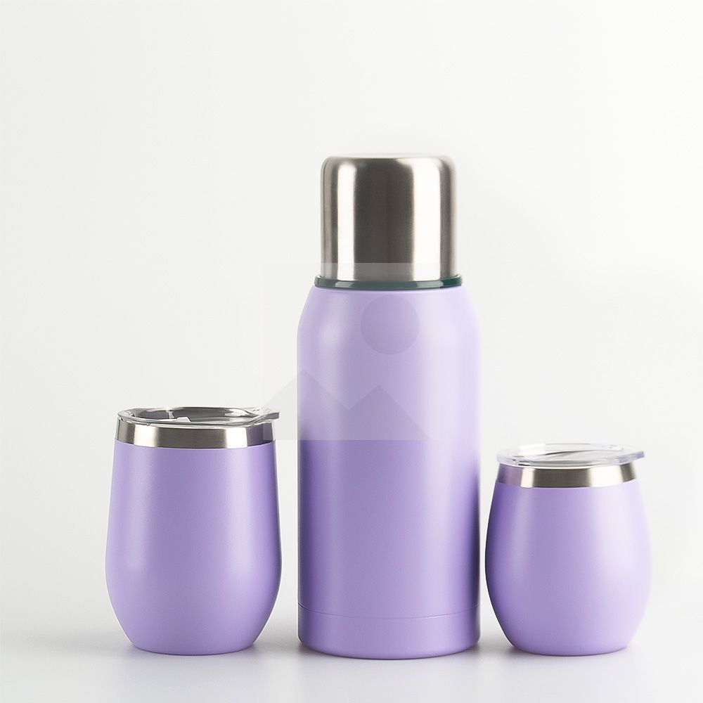 700ml 12oz 8oz powder-coated 2025 new insulated Yerba Companion Tea Bottle Terere Argentinean Grass cup set