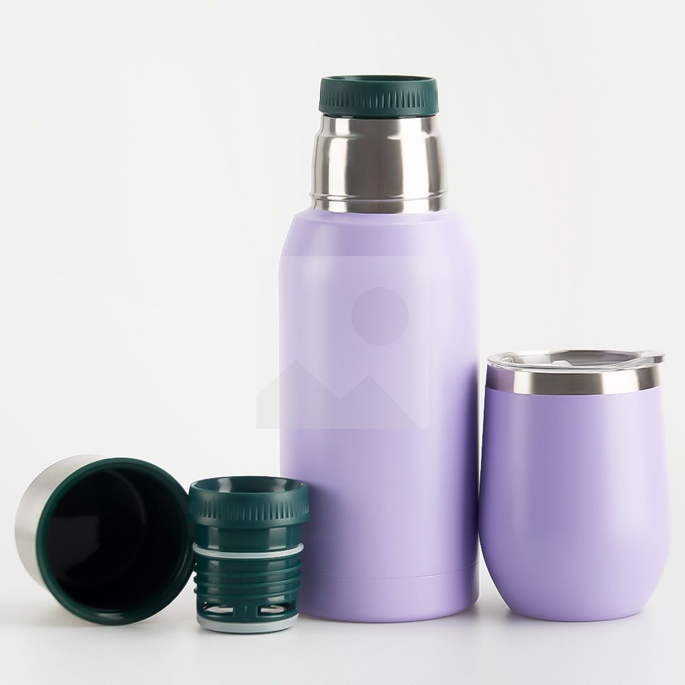 700ml 12oz 8oz powder-coated 2025 new insulated Yerba Companion Tea Bottle Terere Argentinean Grass cup set