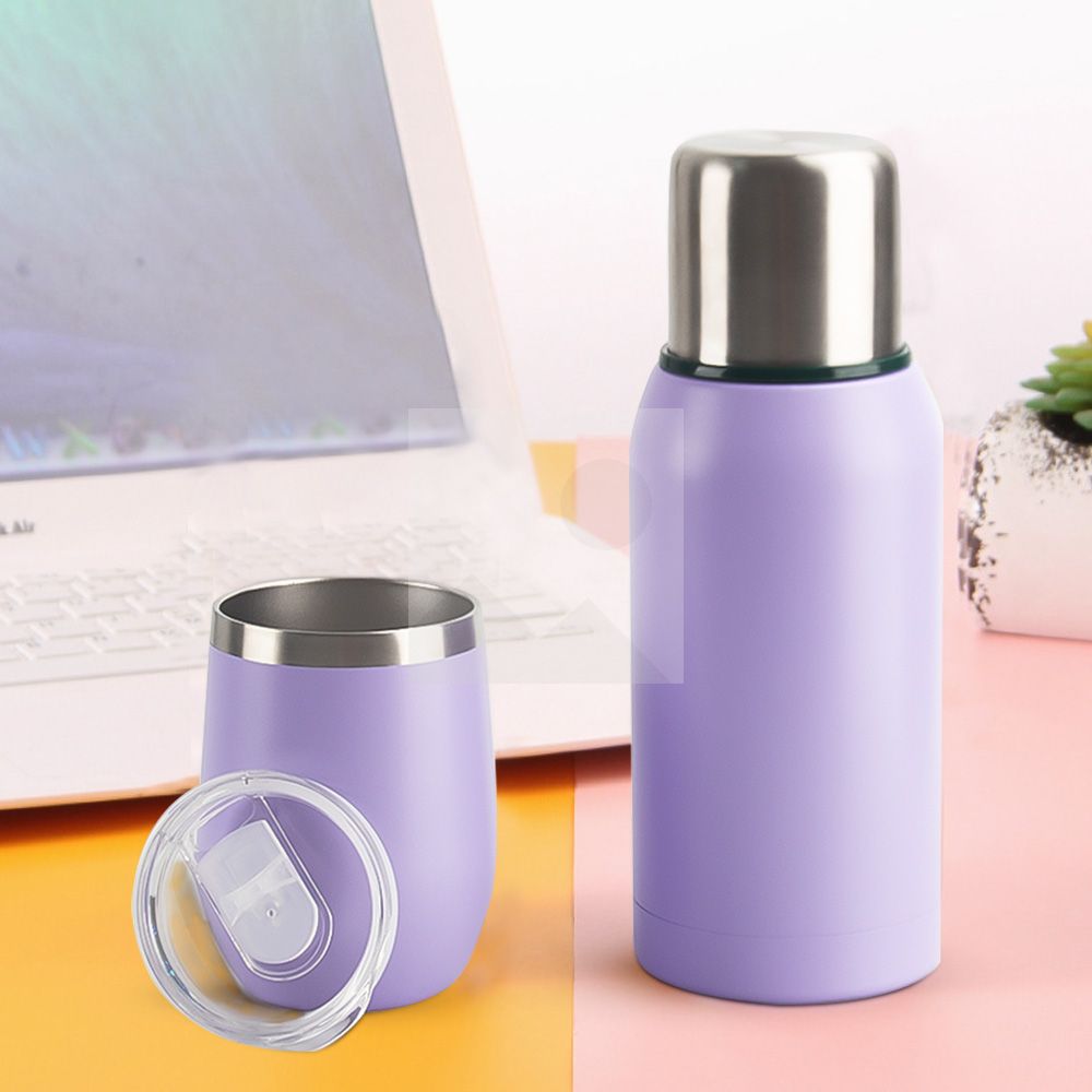 700ml 12oz 8oz powder-coated 2025 new insulated Yerba Companion Tea Bottle Terere Argentinean Grass cup set