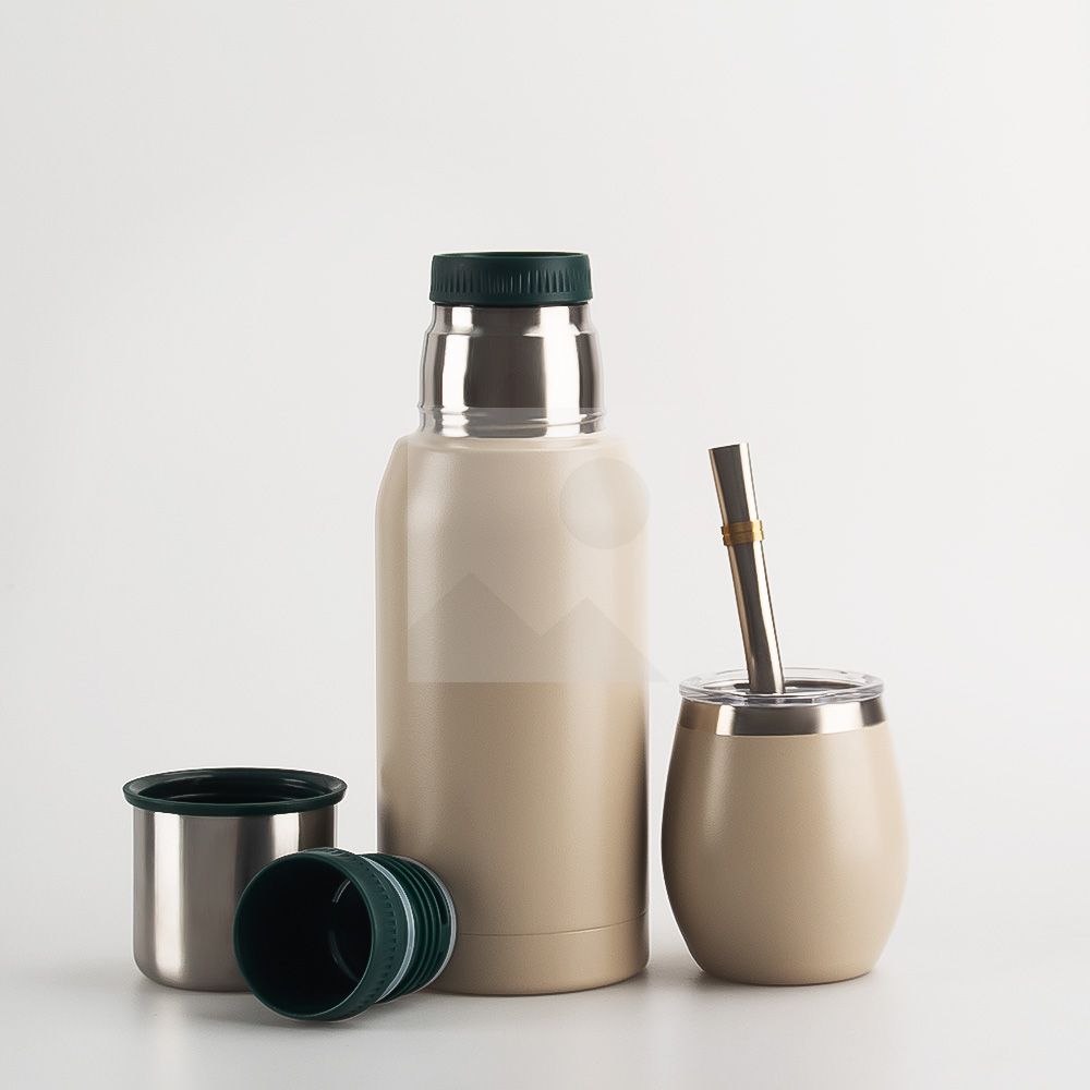 700ml 12oz 8oz powder-coated 2025 new insulated Yerba Companion Tea Bottle Terere Argentinean Grass cup set