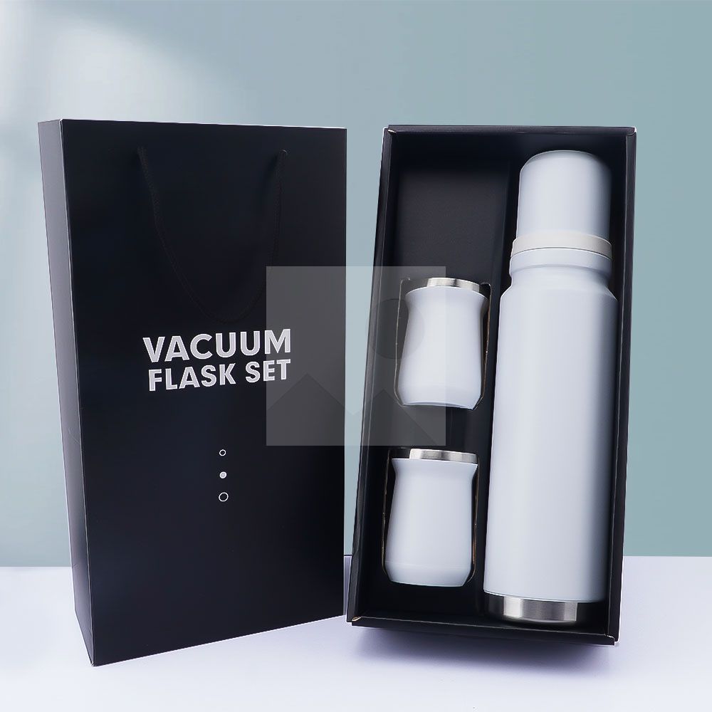 960 ml modern design Bullet shape outdoor travel Yerba Companion Kit vacuum bottle with 2 business gift thermos cups