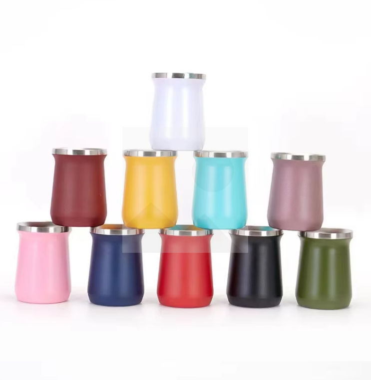 180ml Yerba Mate Natural Gourd/Tea Cup Set (Original Traditional Mate Cup) PREMIUM QUALITY